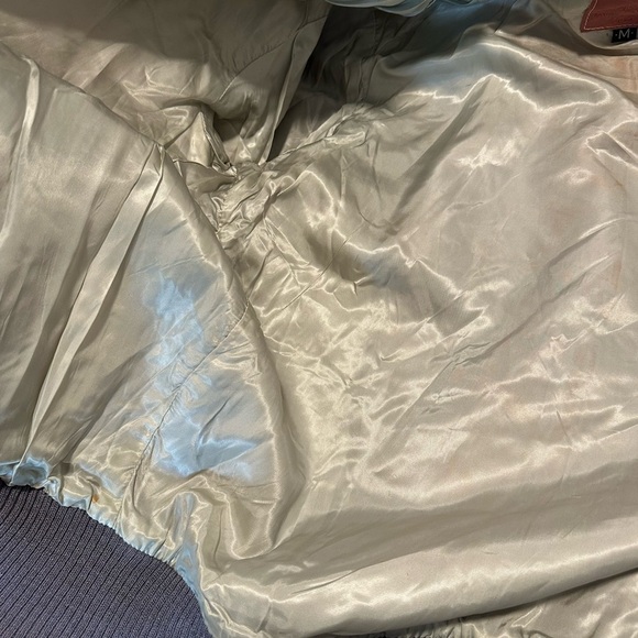 Vintage Mens Sz:M Indian Run Gray & Maroon Leather Motorcycle Jacket. Full Zip. - Picture 15 of 15